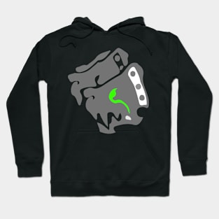 Horror dog face artwork Hoodie